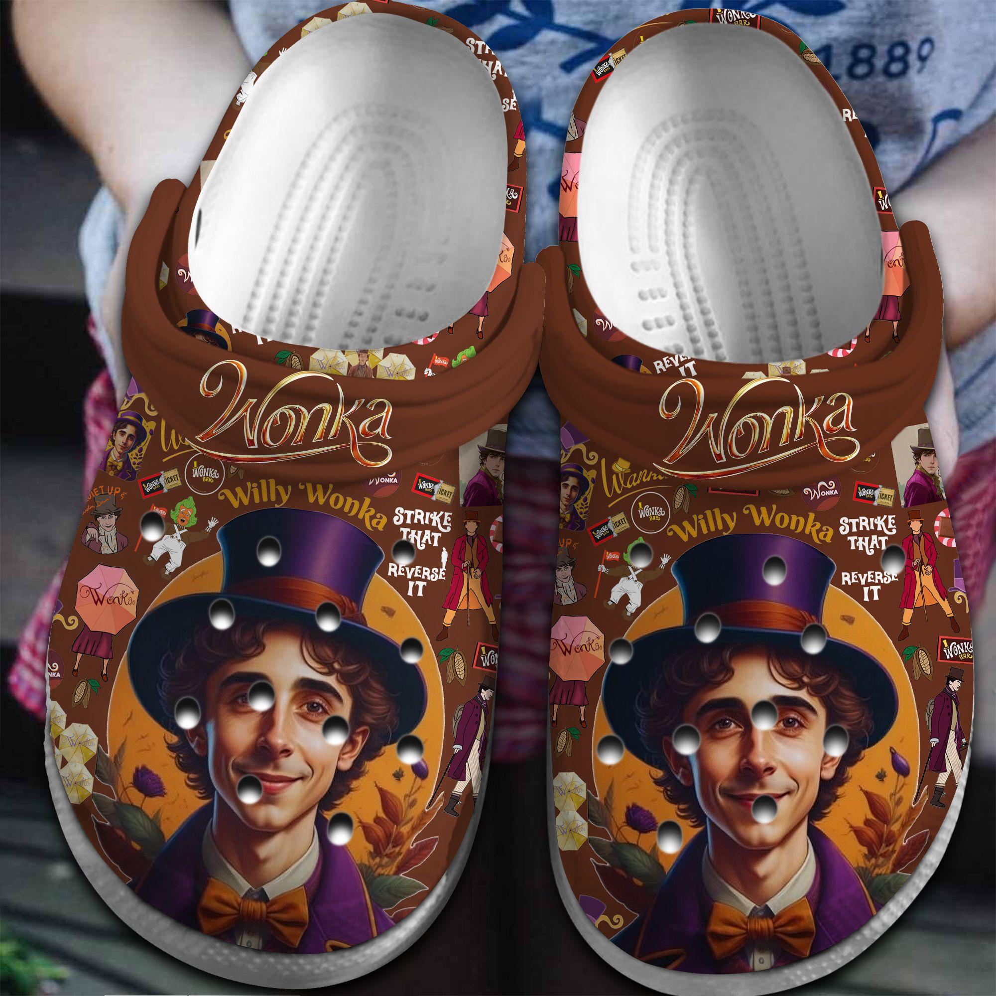 Wonka Movie Crocss Clogs For Men Women And Kid Bm1411-2174-1