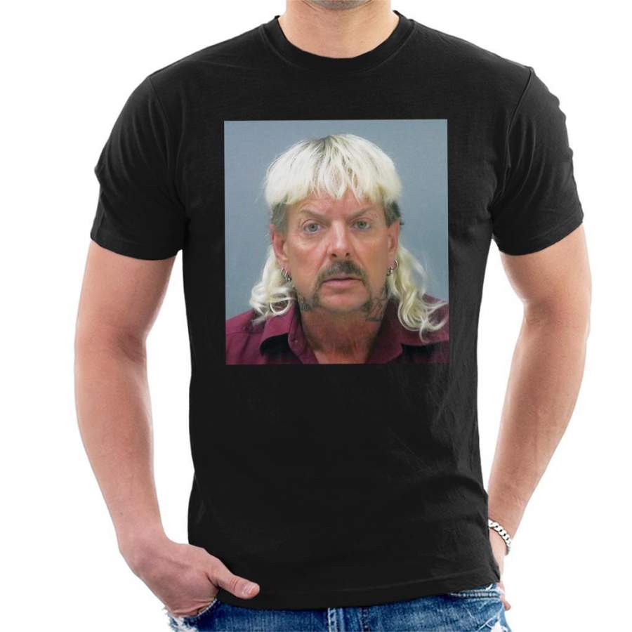 Tiger King Joe Exotic Mugshot Men’s T-Shirt