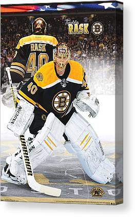 Boston Bruins Tuukka Rask Thuy Dinh Thi Canvas Print