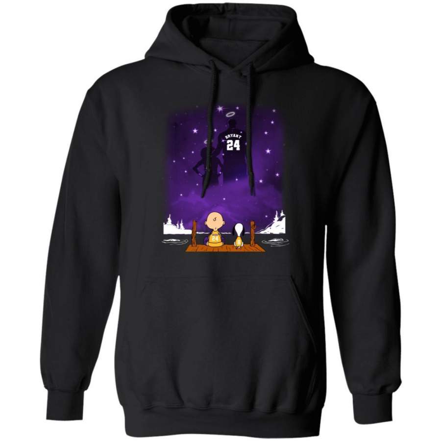 Snoopy Charlie Brown Lake Kobe And Gianna Bryant In The Sky Hoodie MN02 ...