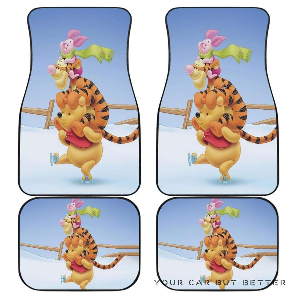 Pooh Friends Car Floor Mats Personalized Car Seat Floor Mat Custom Print