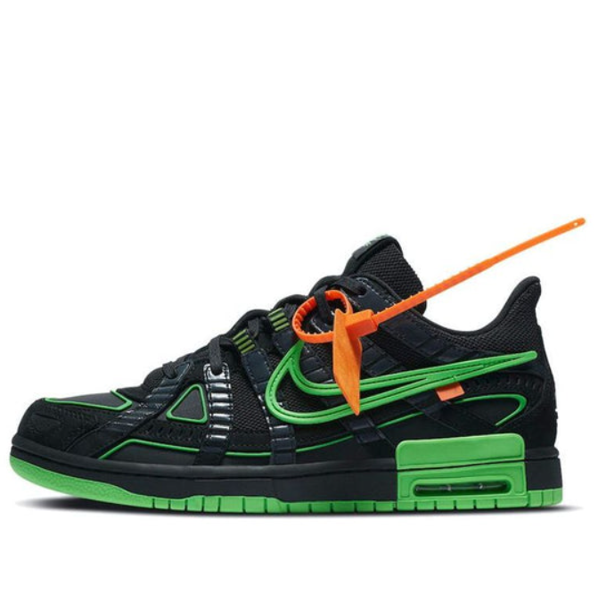 Nike Air Rubber Dunk Off-White Green Strike 602175