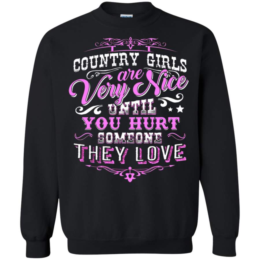 AGR Country Girl Are Very Nice Sweatshirt