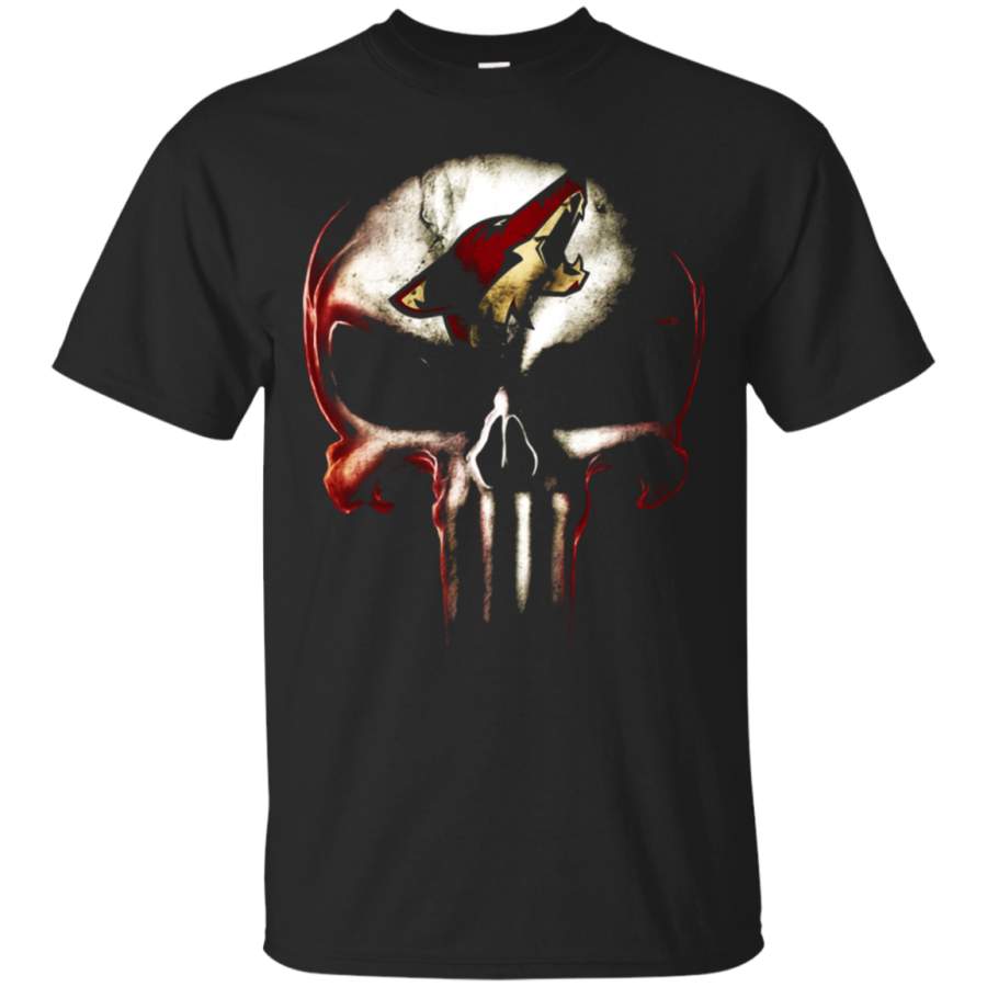 AGR Arizona Coyotes The Punisher Mashup Ice Hockey T-Shirt