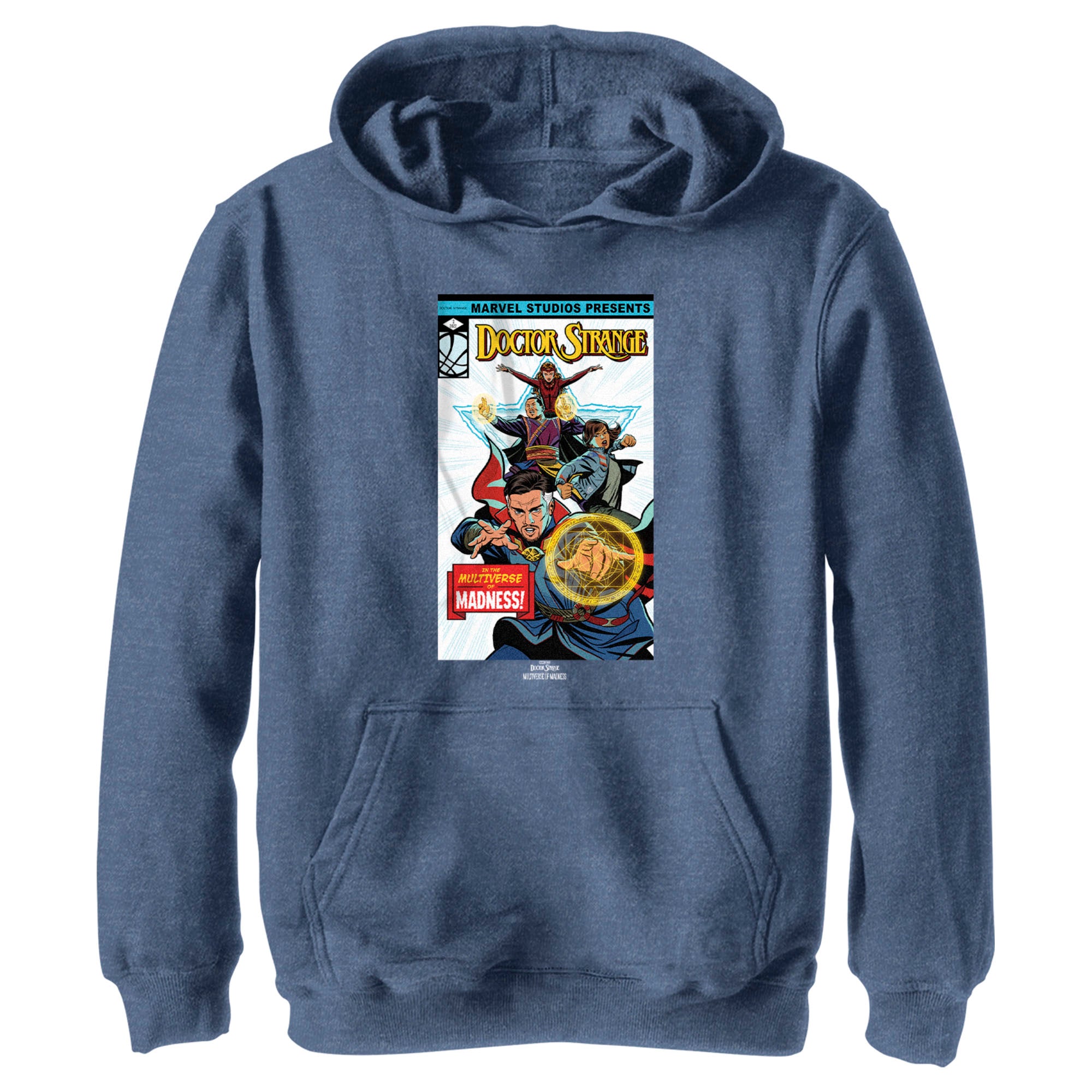 Boy’S Marvel Doctor Strange In The Multiverse Of Madness Comic Cover Pull Over Hoodie