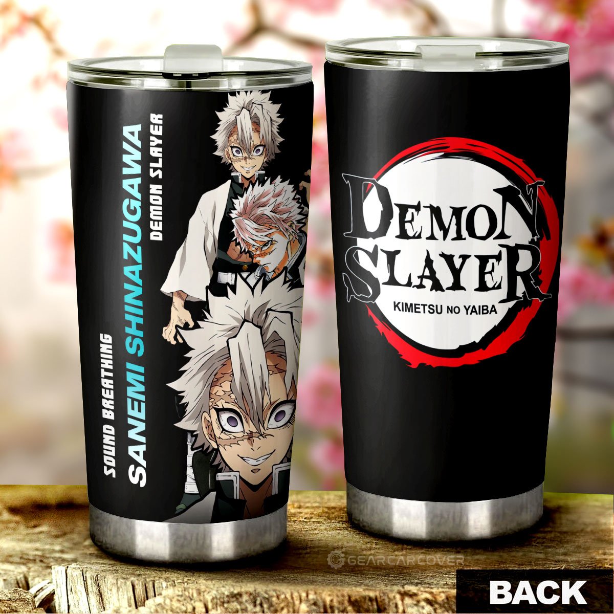 Sanemi Shinazugawa Tumbler Cup Custom Demon Slayer Anime Gifts Idea For Fans
