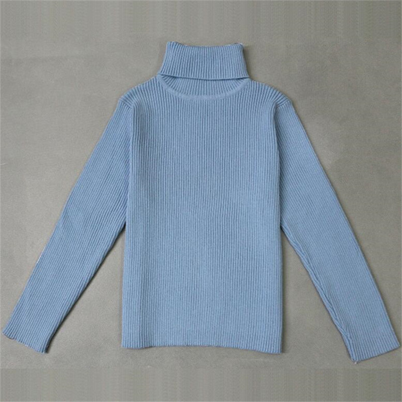 V-TREE Baby Turtleneck Sweater Winter Boys And Girls Colthing 2020 Autumn Thicken Pullover Knitted Solid Tops alx