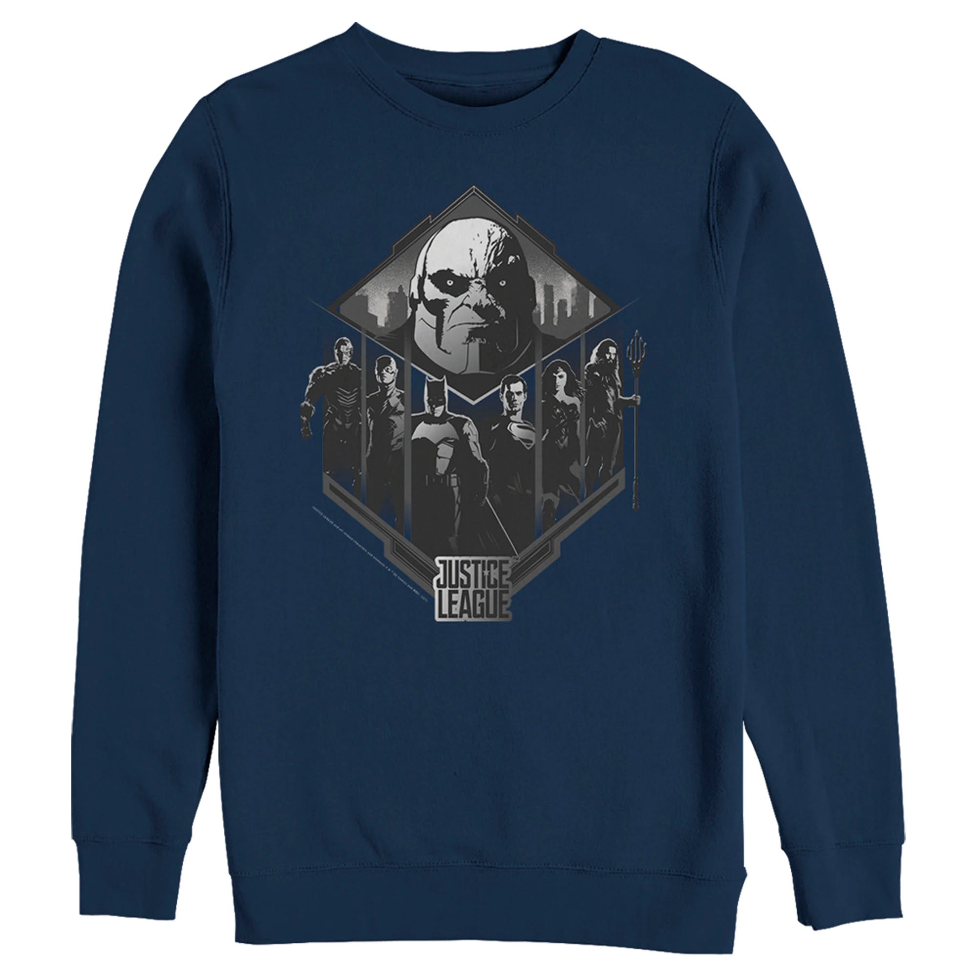 Zack Snyder Justice League Men’S Darkseid Group Shot  Sweatshirt