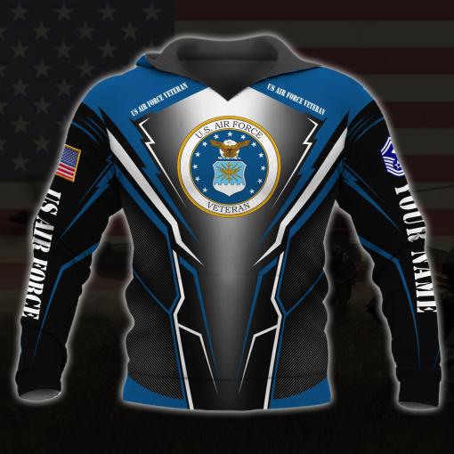 Us Air Force Veteran Gift For Military Veteran Design 3D Sport Style Great Hoodie And Jogger Custom Hoodie All Over Printed