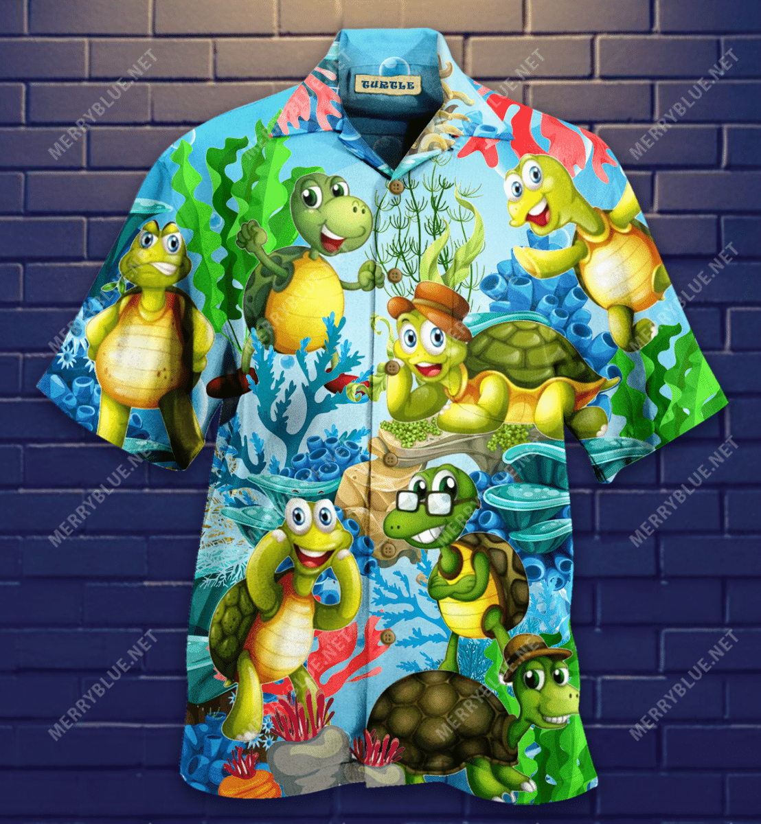Green Sea Turtles Hawaiian Shirt – KreamShirt