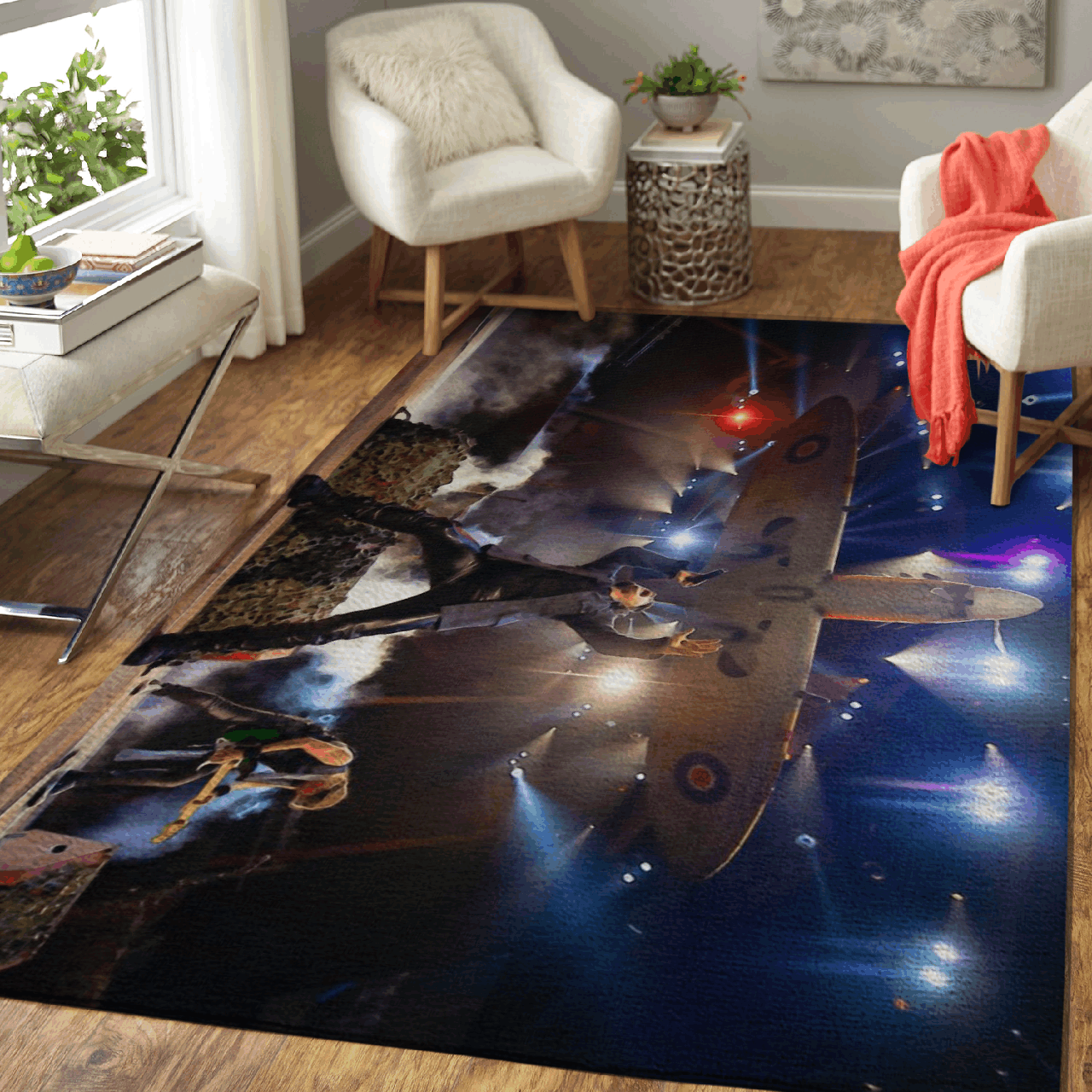 Iron Maiden Heavy Metal Band Music Pop Art For Fans Area Rug