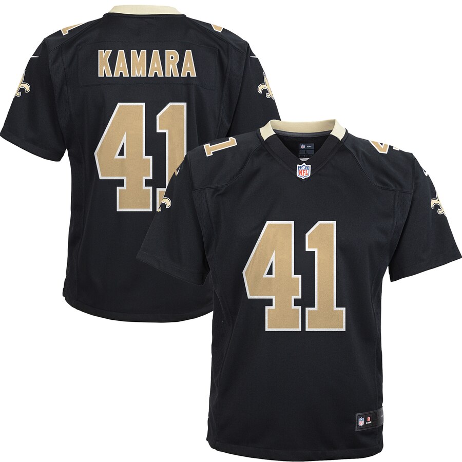 Alvin Kamara New Orleans Saints Nike Youth Game Jersey – Black