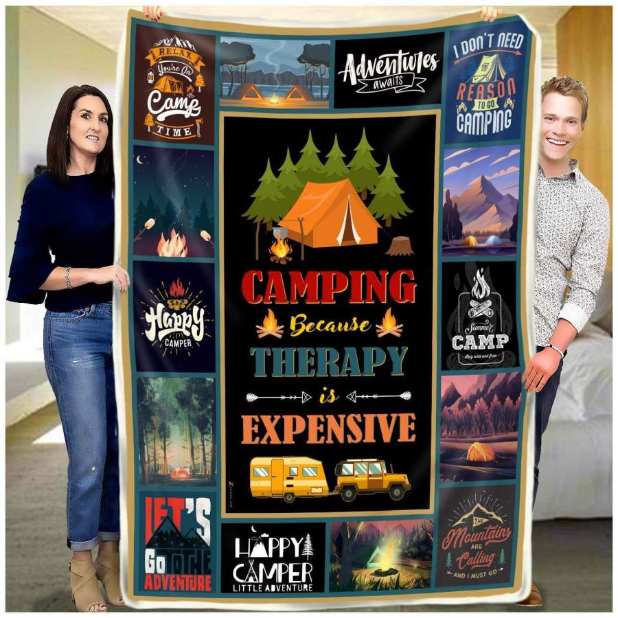 Blanket Giving Camping Lovers Because Therapy Is Expensive