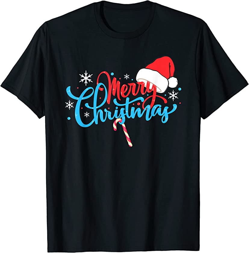 Merry Christmas Nice Santas Hat Candy for Women Men Girl Boy T-Shirt