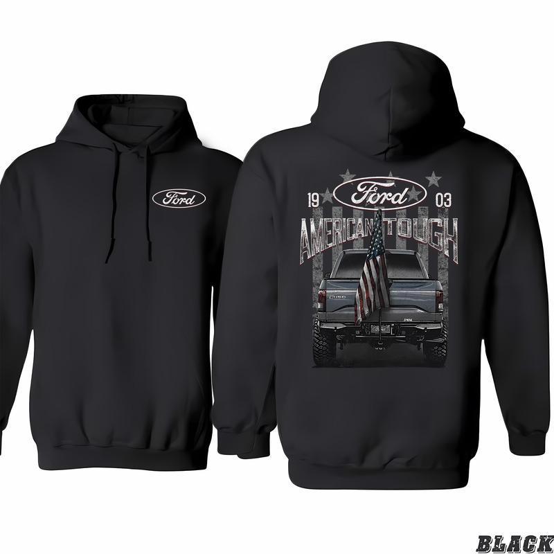 Vintage Ford – F150 American Tough Hoodie, Car Enthusiast Shirt, Car Clothing, Unisex Vintage car shirt-outfitsmen- Men’s t shirt, Menswear Tops