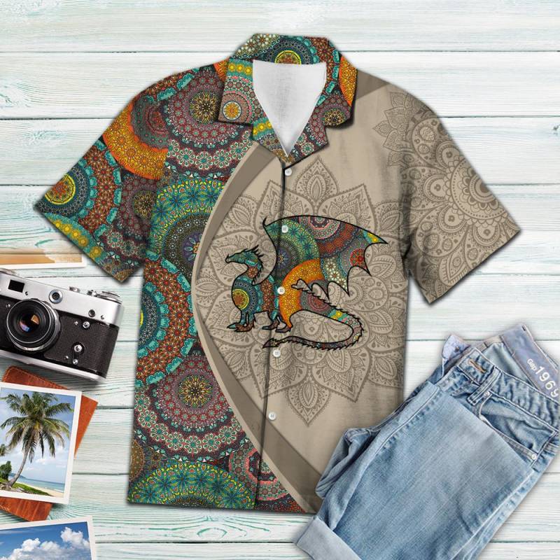 Dragon Mandala Hawaii Shirt Ha75743