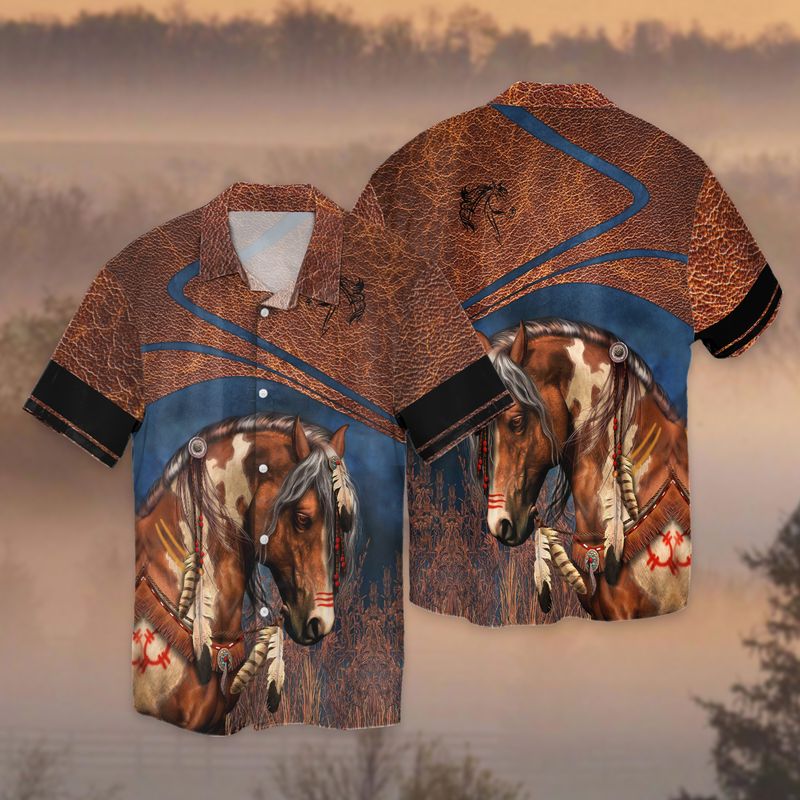 Horse Native Special Full Print Hawaii Shirt Ha6327