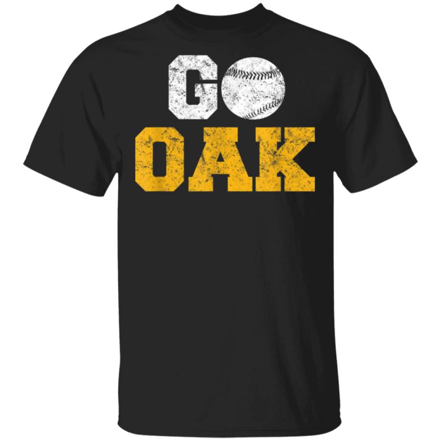 Vintage OAK Oakland California Baseball City Tshirt Kansas City Football T-Shirt