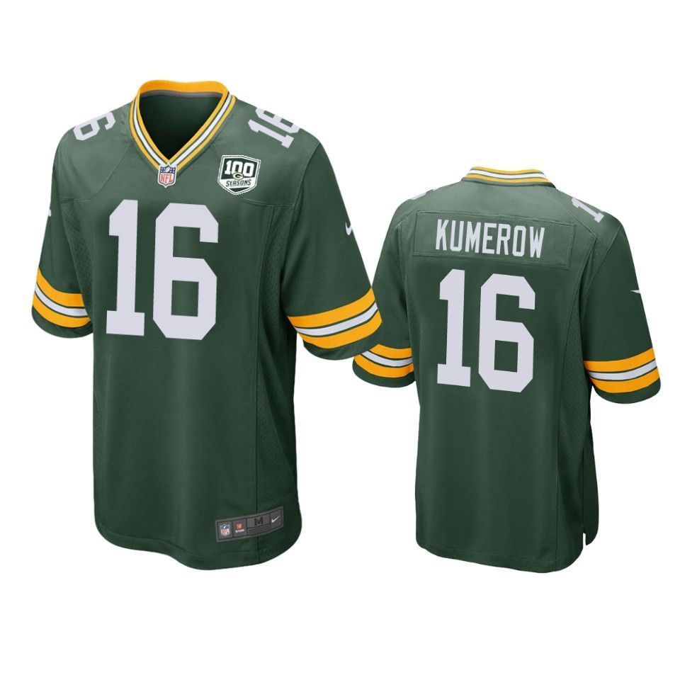 Green Bay Packers Jake Kumerow Game Green Mens Jersey