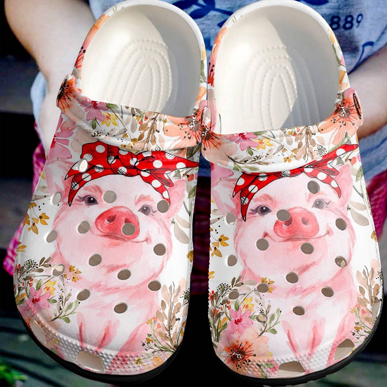 Farmer Personalized Clog, Custom Name, Text, Color, Number Fashion Style For Women, Men, Kid, Print 3D Lovely Pig