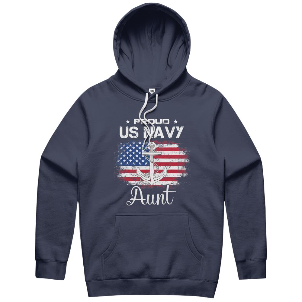 Us Navy Proud Aunt - Proud Us Navy Aunt For Veteran Day Hoodie ...