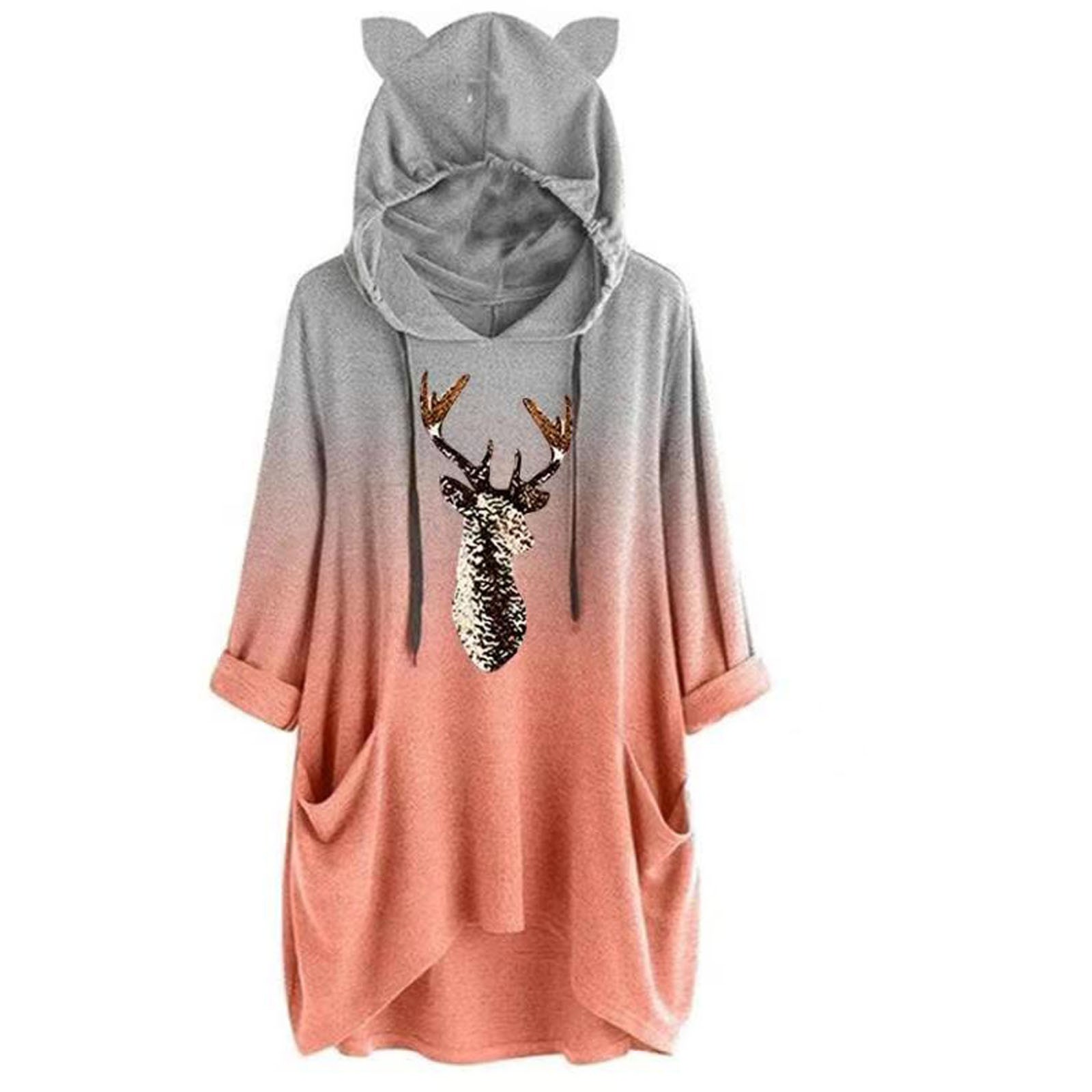 Crop Top Hoodies Sweatshirts Cute Cartoon Women Hoodies Pullover Graphic Sudaderas Con Capucha Women’s Sweatshirts With Pocket alx