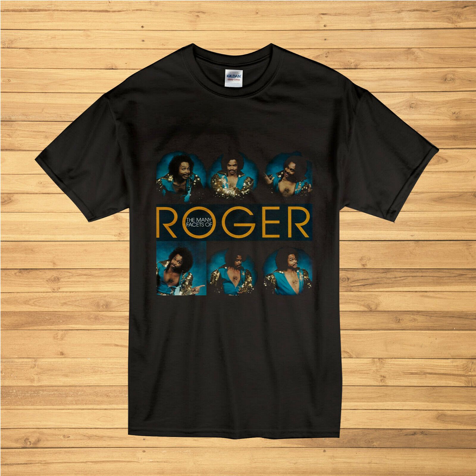 Vintage Zapp Roger Troutman T-shirt Size S-5XL