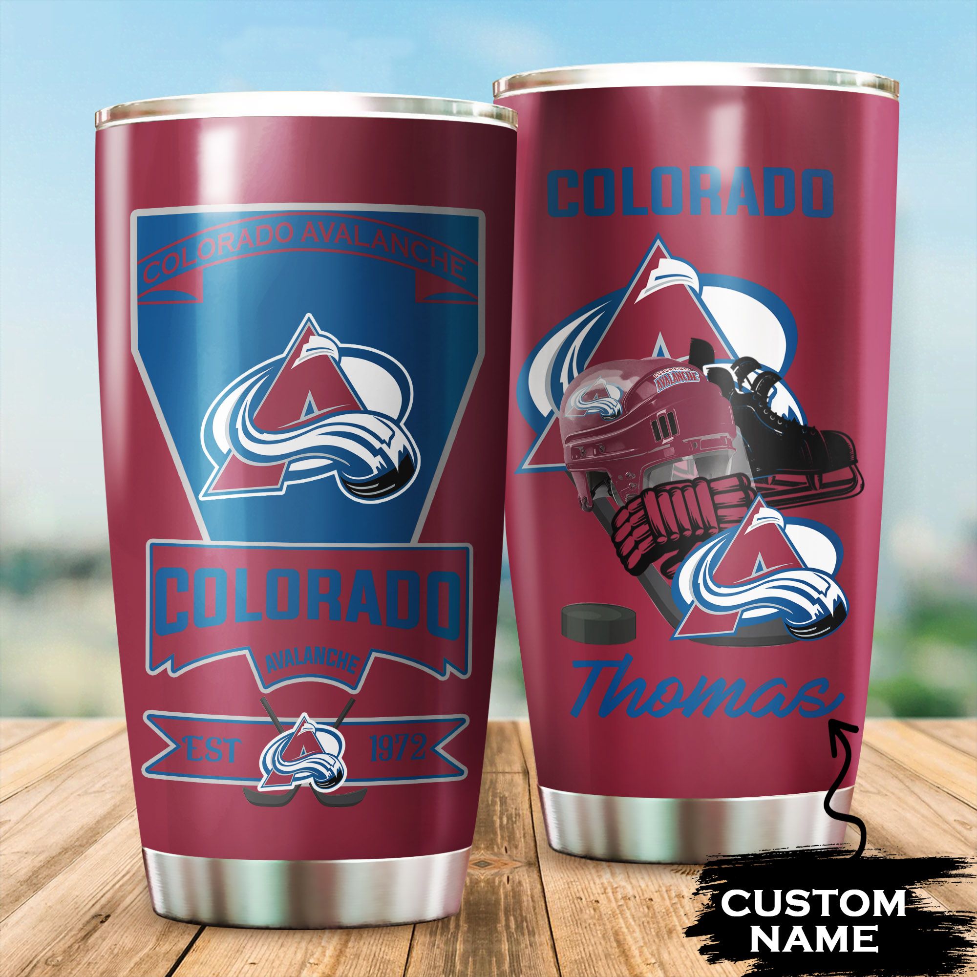 Colorado Avalanche Custom Tumbler 127 L1MTH0509