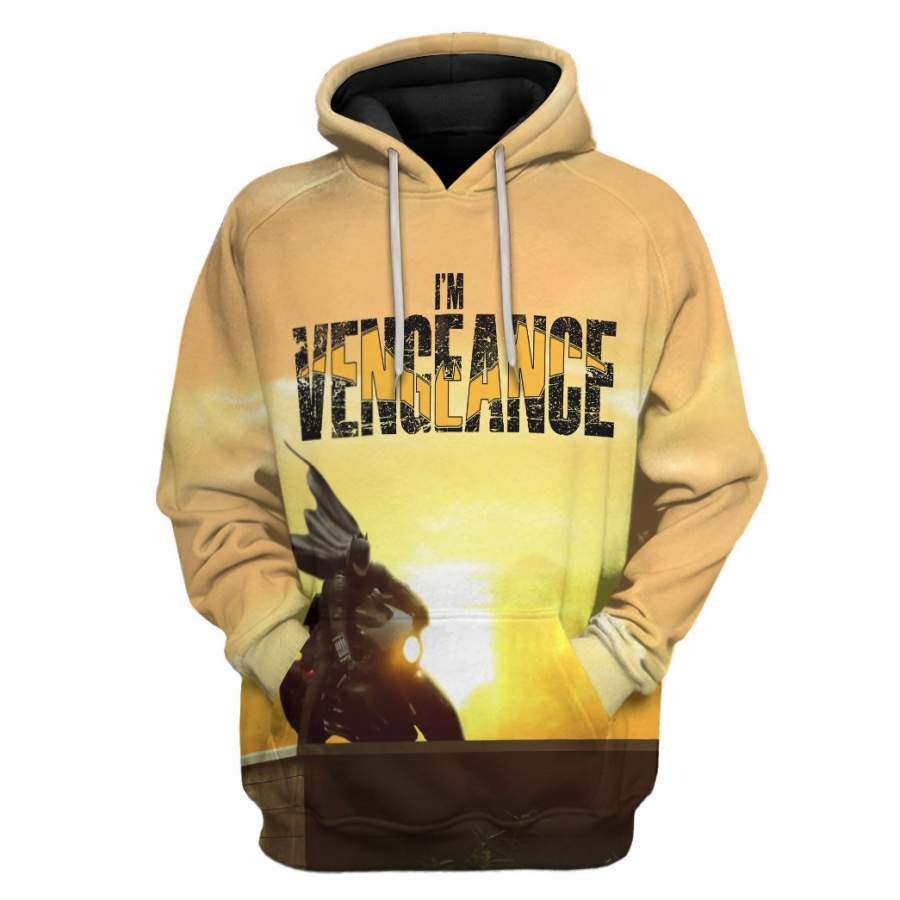 Cucumint 3D Batman Vengeance Custom Hoodie Apparel