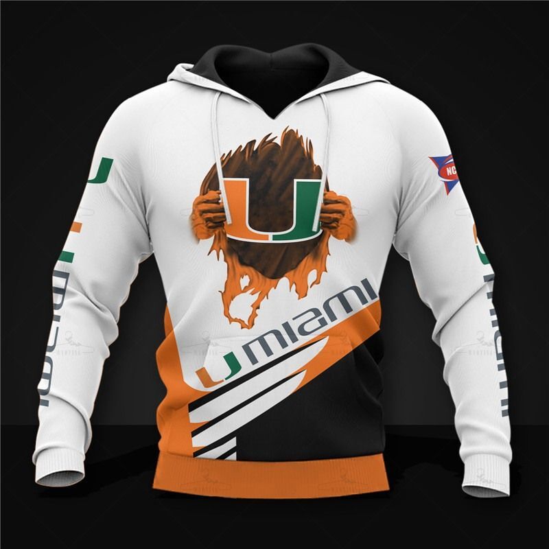 Miami Hurricanes Hoodies Long Sleeve Gift