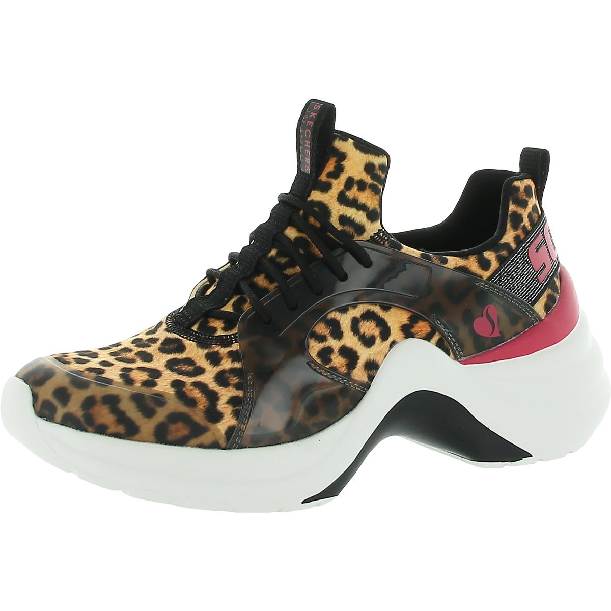 Solei St.-Groovy Cat Womens Animal Print Lifestyle Fashion Sneakers