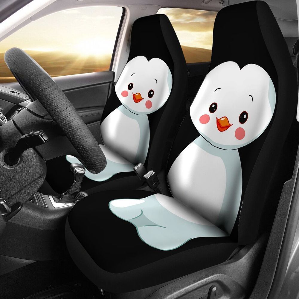 Fun Car Decor Penguin Lovely Seat Cover