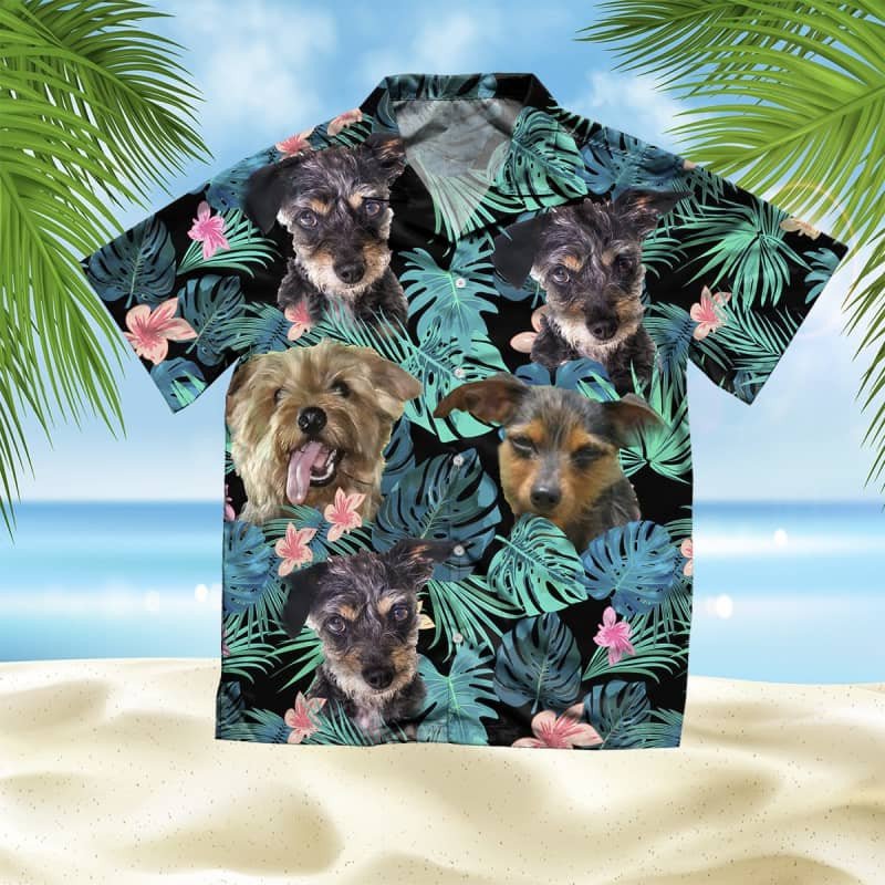 Felacia Dorkie Summer Leaves Hawaii Shirt Ha100484