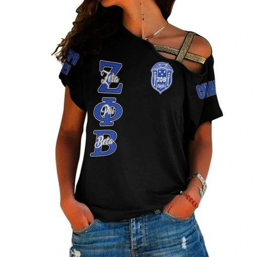 Zeta Phi Beta One Shoulder Shirt