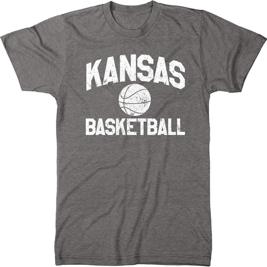 DTABuy  DTATrunk Candy Kansas Basketball Men’s Modern Fit T-Shirt