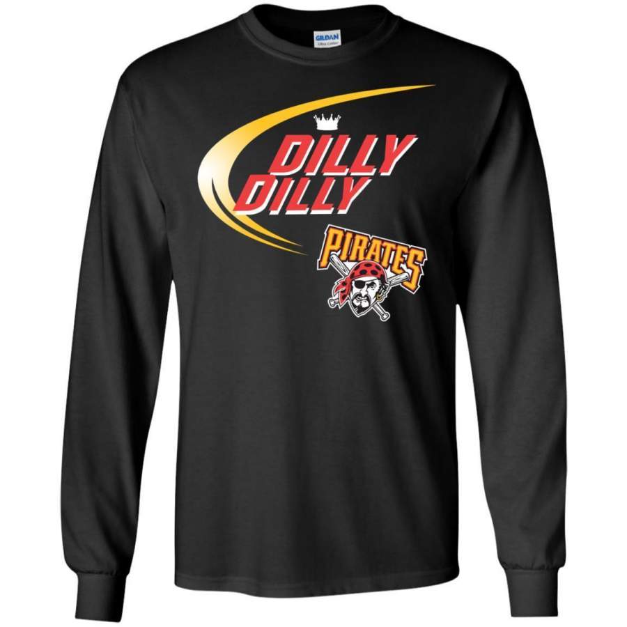 AGR Dilly Dilly Pittsburgh Pirates Sport Long Sleeve T-shirt