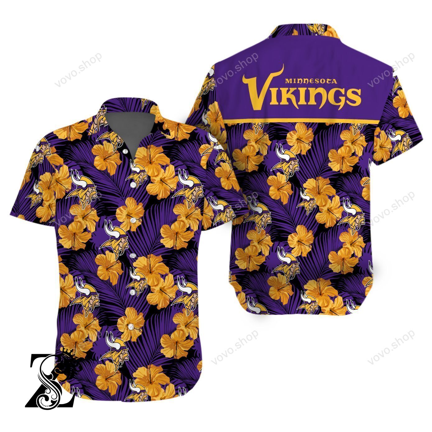 Vikings Hawaiian Shirt