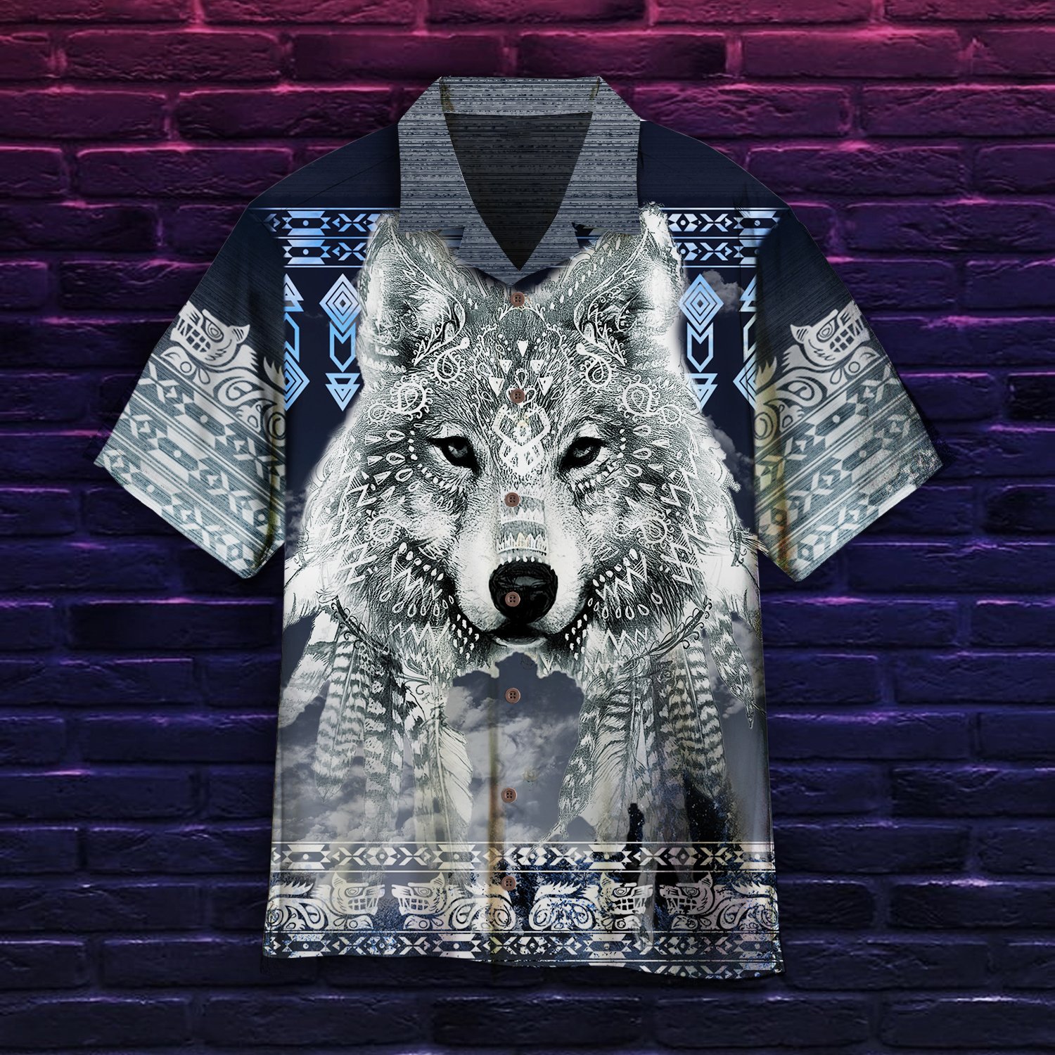 Wolf Hawaiian Shirt | For Men & Women | Adult | Hw3927