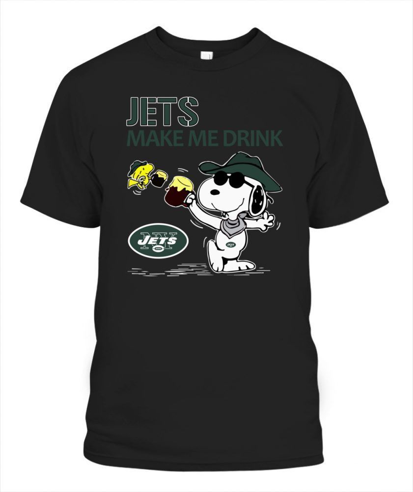 Snoopy Drink Up Jets Gift Trending Design Shirt