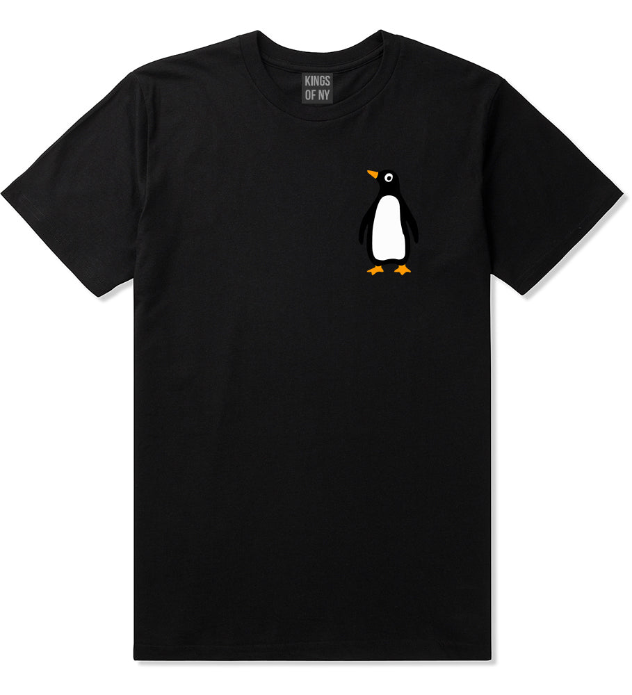 Penguin Animal Chest Mens T-Shirt