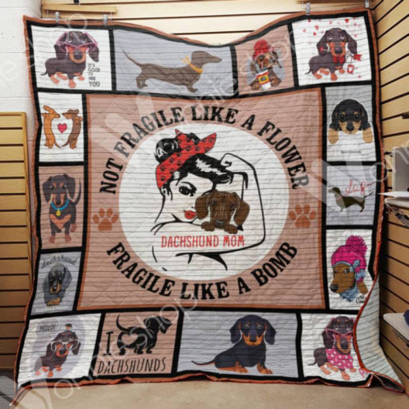 Dachshund Dog Mom Blanket AU0602 95O31