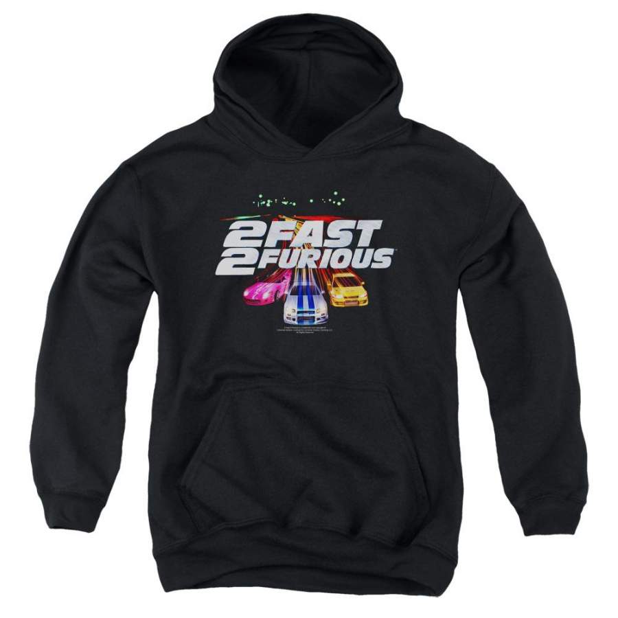 2 Fast 2 Furious – Logo Youth Pull Over Hoodie Sweatshirt