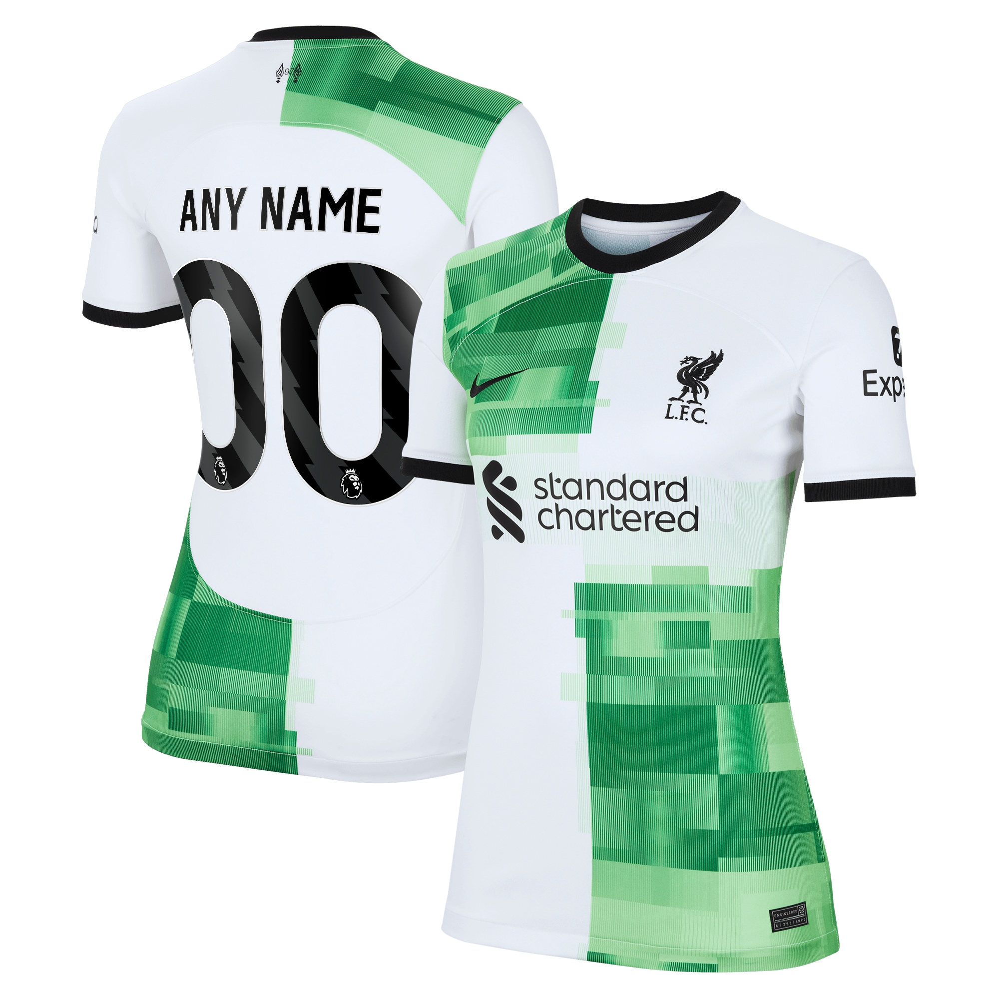 Liverpool Women's 2023/24 Away Replica Custom Jersey – White