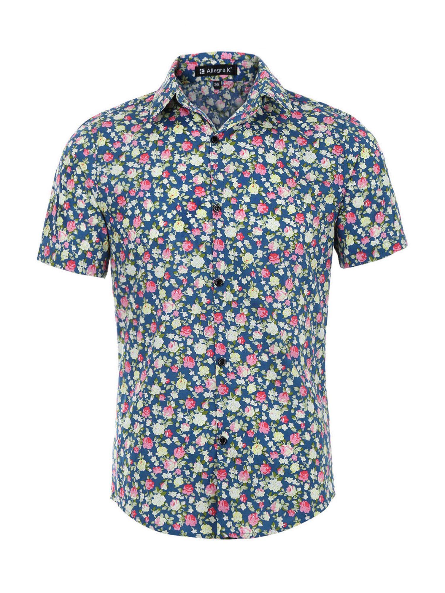 Floral Blue High Quality Hawaii Shirt Ha48687