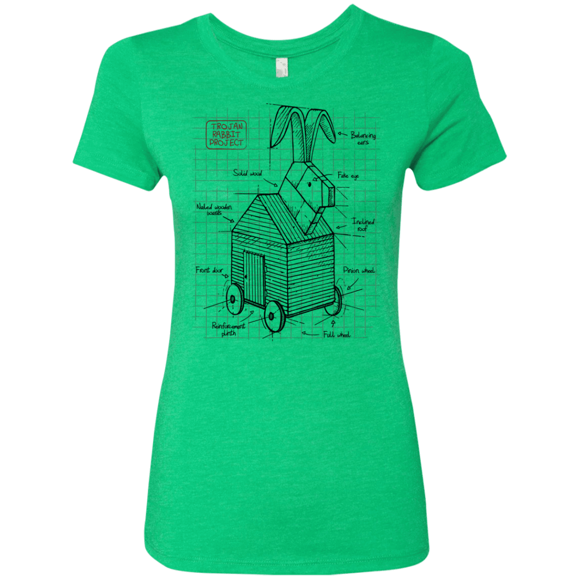 Trojan Rabbit Plan Women’S Triblend T-Shirt