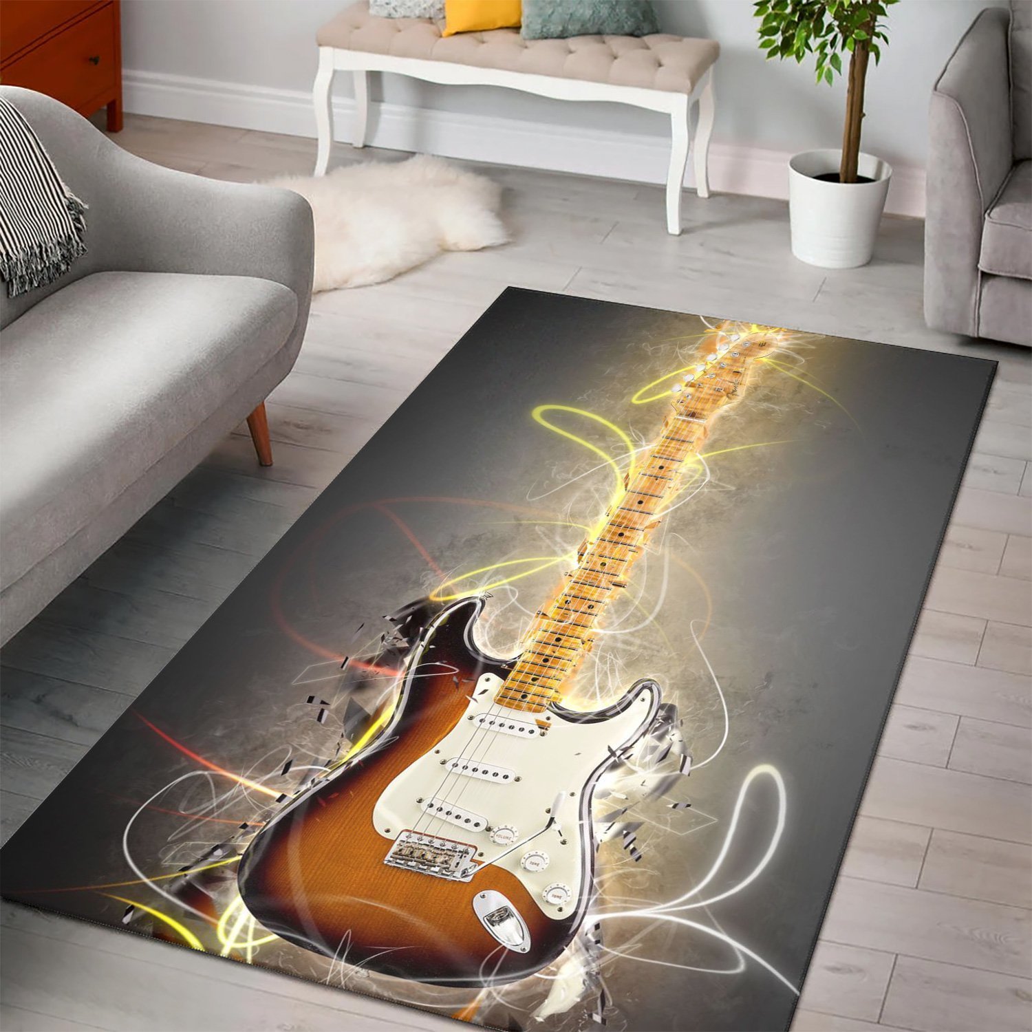 Eric Johnson  Music Rug,  Kitchen Rug,  Halloween Gift