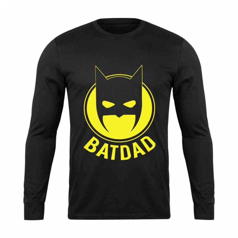 Batdad Batman Dad Funny Long Sleeve T-Shirt