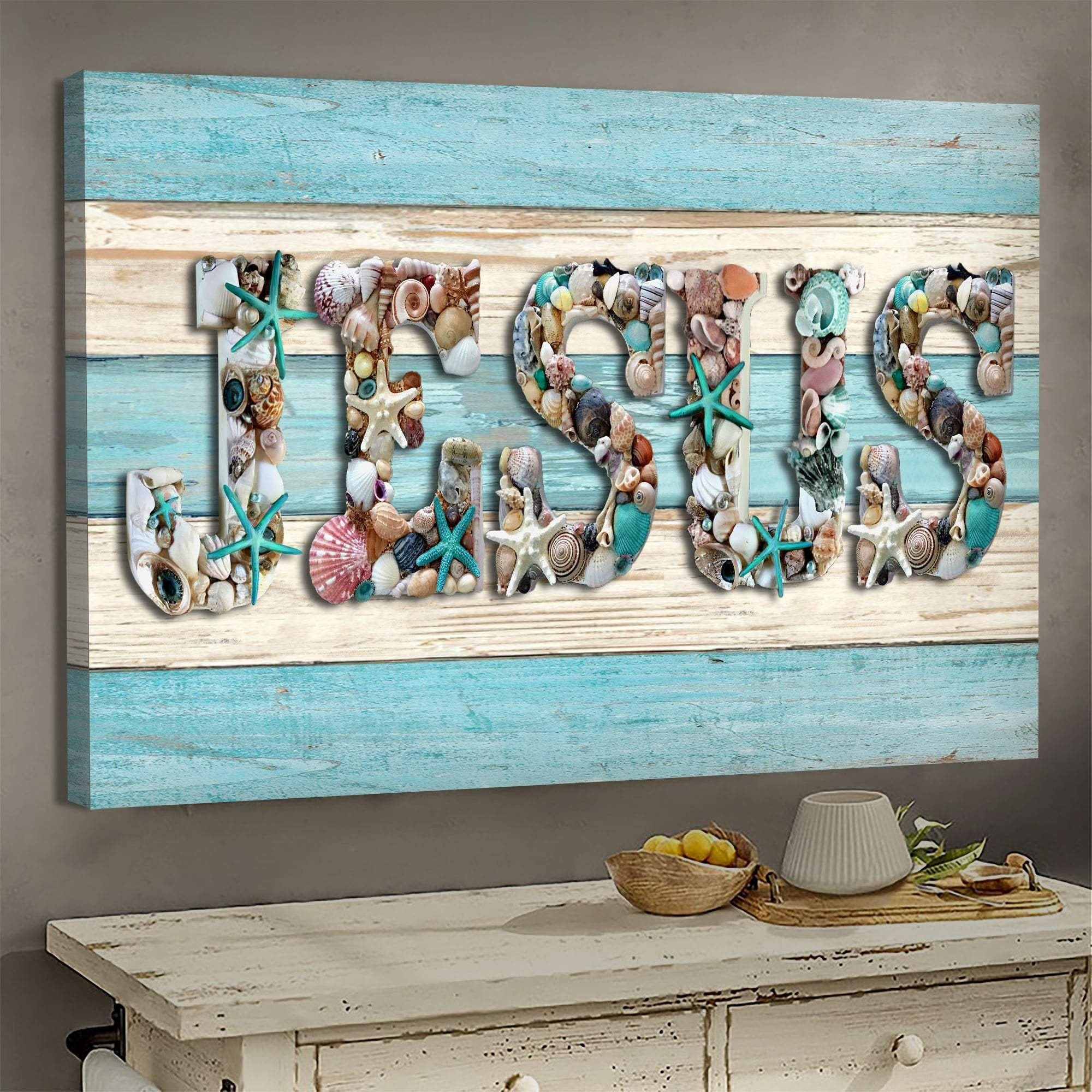 & Canvas | Jesus God | Home Decor Canvas, Wall Art, Gift For Christian, Faith Canvas, Wall Art