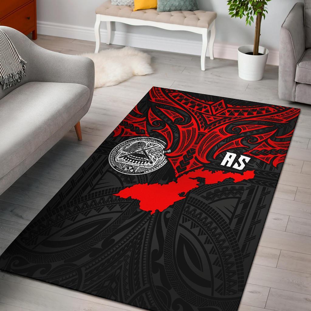 American Samoa  Pacific Area Rug – Whale Tail – BN15