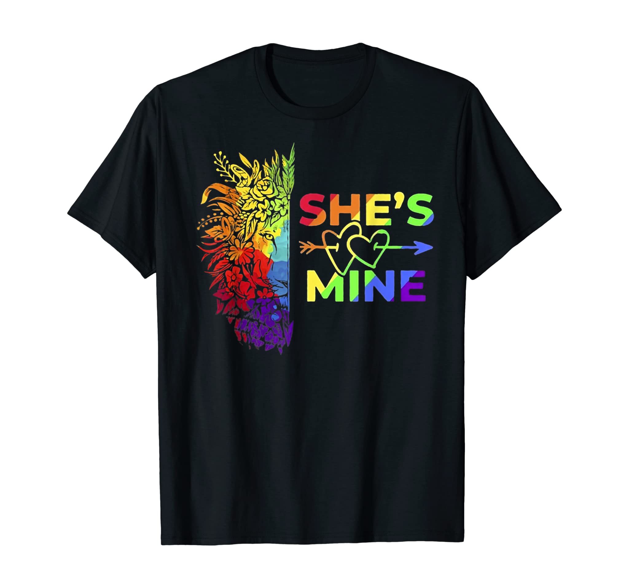 She’s Mine I’m Hers LGBT Lion Couple Tee Lover LGBT Pride T-Shirt